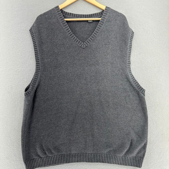 St. John's Bay Other - Y2K St. John's Bay Sweater Vest V-Neck Knit Sleeveless Top 3XL Baggy Loose 2000s